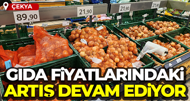 Çekya’da gıda fiyatlarındaki artış devam ediyor