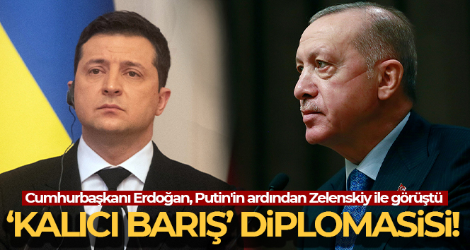 Cumhurbaşkanı Erdoğan, Ukrayna Devlet Başkanı Zelenski ile görüştü