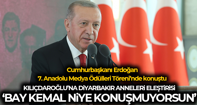 Cumhurbaşkanı Erdoğan’dan Kılıçdaroğlu’na Diyarbakır Anneleri eleştirisi