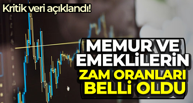 Enflasyon rakamları açıklandı! Memur ve emeklilerin zam oranları belli oldu