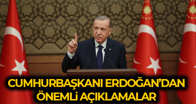 Kabine toplantısı sonrası Cumhurbaşkanı Erdoğan’dan önemli açıklamalar