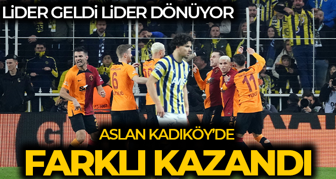 Kadıköy’de zafer Galatasaray’ın