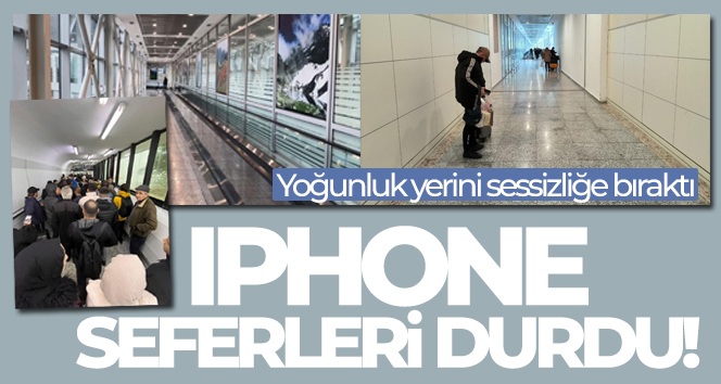 Sarp Sınır Kapısı’ndaki Iphone yoğunluğu yerini sessizliğe bıraktı