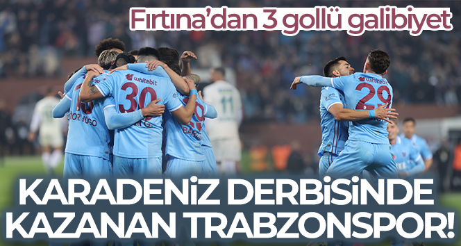 Trabzonspor’dan Akyazı’da 3 gollü galibiyet!