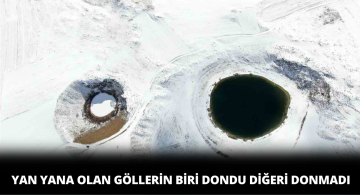 Yan yana İki Gölden Farklı Manzaralar