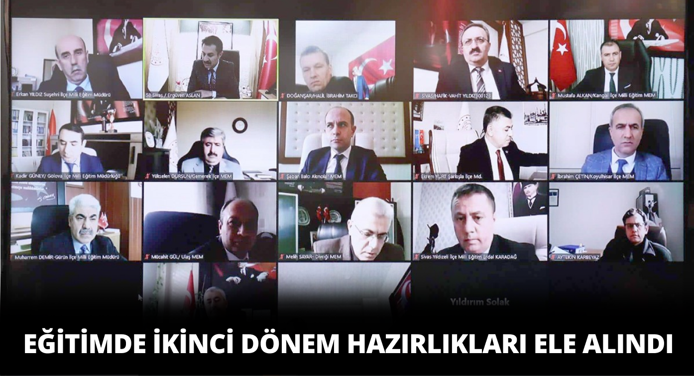 İlçe Milli Eğitim Müdürleri Kurulu Toplantısı Yapıldı