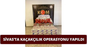 Sivas’ta Çok Sayıda Makaron Ele Geçirildi