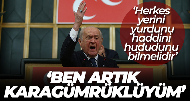 Bahçeli: ‘Bundan böyle ben artık Karagümrüklüyüm’