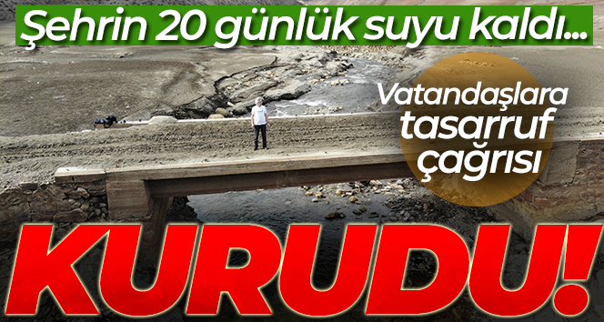 Bursa’nın 20 günlük suyu kaldı… Nilüfer Barajı şu anda bomboş