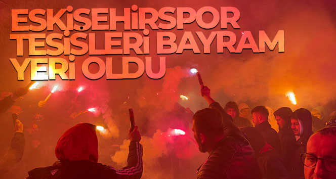 Transfer yasağını kaldıran Eskişehirspor tesisleri bayram yeri oldu