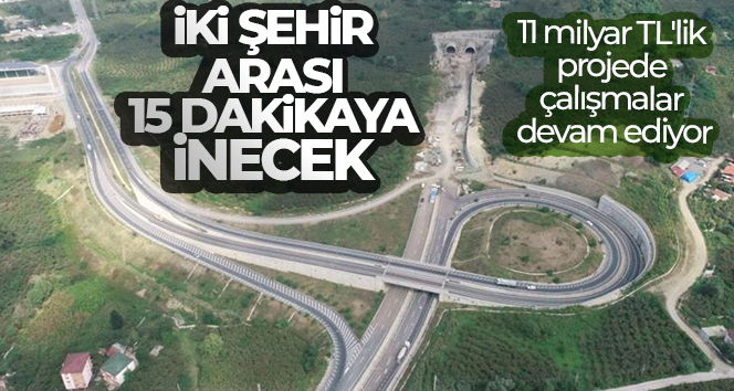 11 milyar TL’lik projede çalışmalar devam ediyor: İki şehir arası 15 dakikaya inecek