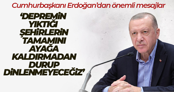 Cumhurbaşkanı Erdoğan’dan Gaziantep’te önemli açıklamalar