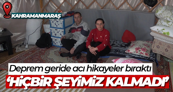Deprem acı hikayeler bıraktı