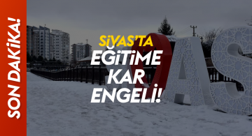 Sivas’ta eğitime kar engeli