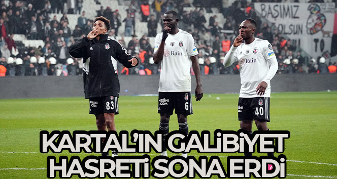 Kartal’ın galibiyet hasreti sona erdi