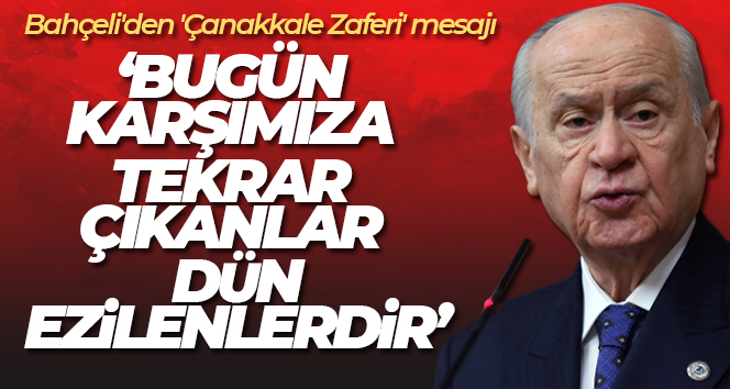 MHP lideri Bahçeli: ‘Zillet ittifakı (emperyalist) dayatmanın koçbaşı, bu servisin hizmetkarıdır’