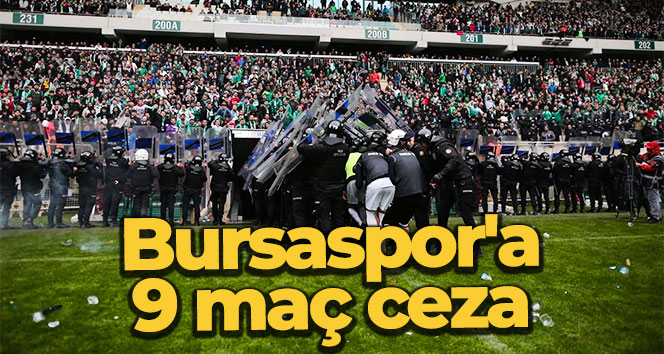 PFDK, Bursaspor’a 9 maç seyircisiz oynama cezası verdi