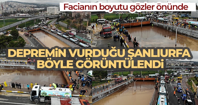Selin vurduğu Şanlıurfa havadan görüntülendi