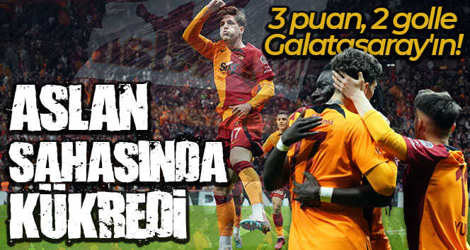 Aslan sahasında iki golle kükredi