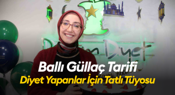 Ramazan Ayında Sağlıklı Tercih: Şekersiz ve Sütlü Ballı Güllaç