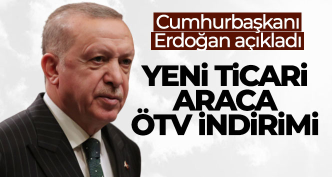 Cumhurbaşkanı Erdodan’dan esnafa müjde