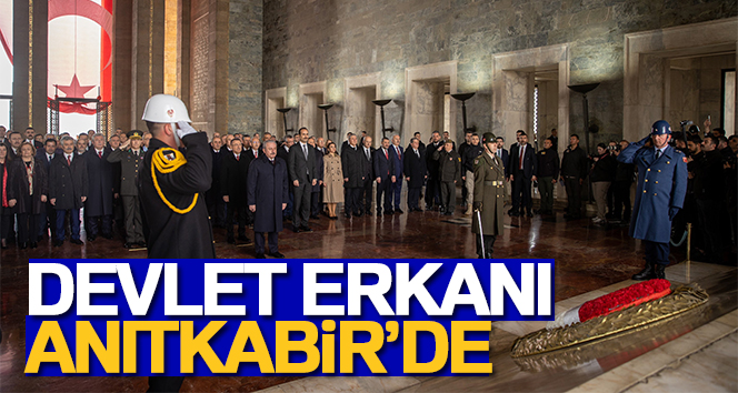 Devlet erkanı Anıtkabir’de