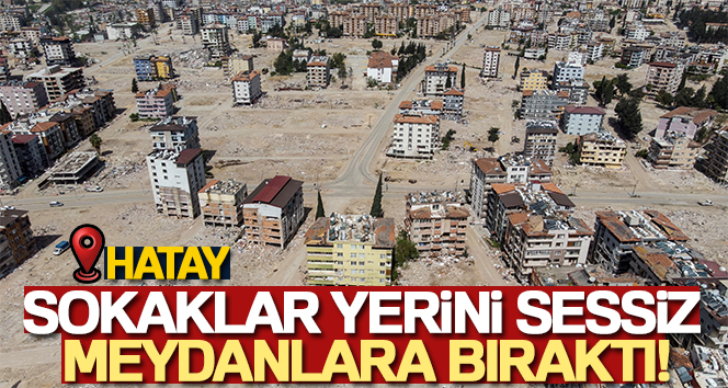 Enkaza dönen kentte adeta meydanlar oluştu