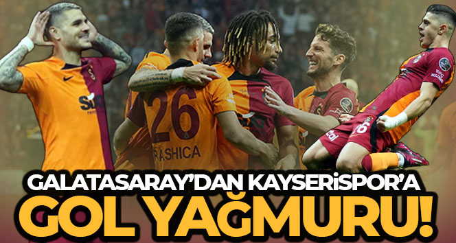 Icardi şov yaptı! Galatasaray’dan Kayserispor’a gol yağmuru
