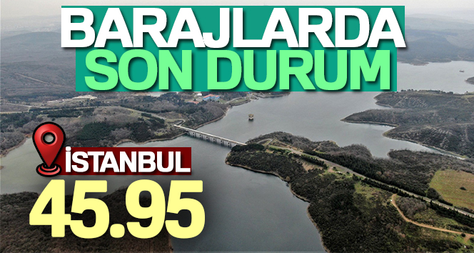 İstanbul’da barajların doluluk oranı yüzde 45’in üzerine çıktı