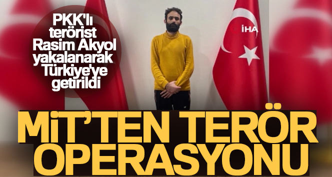 MİT operasyonuyla yakalanan PKK’lı terörist cezaevine gönderildi