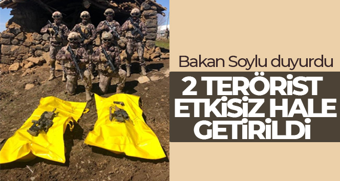 Van’da 1’i mavi kategoride olan 2 terörist etkisiz hale getirildi