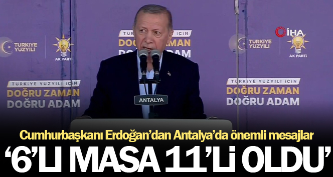 Cumhurbaşkanı Erdoğan: ‘Oldu mu size 11 ortak’