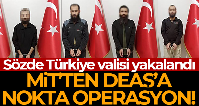 MİT’ten DEAŞ’a operasyon: 4 terörist yakalandı