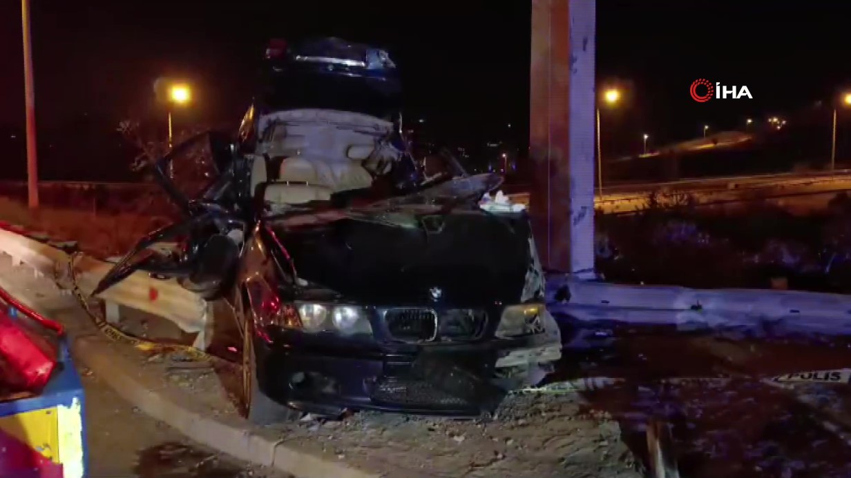 Ankara Mamak’ta Gece Yarısı Trajik Kaza: 4 Ölü, 1 Yaralı
