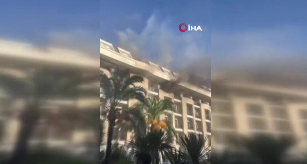 Antalya Kemer’de Otelde Yangın Paniği