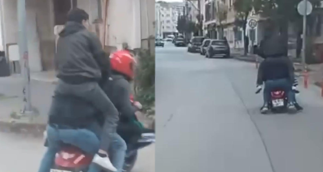 Bursa İnegöl’de Tehlikeli Motosiklet Yolculuğu: 4 Genç Kasksız ve Korumasız