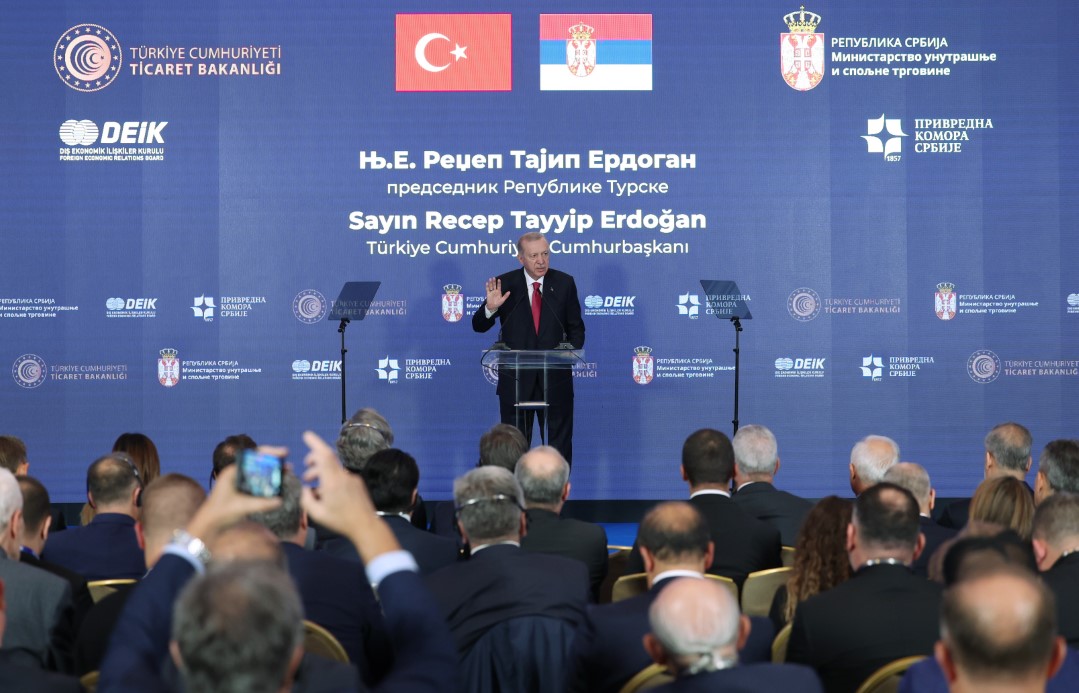 Cumhurbaşkanı Erdoğan, Türkiye-Sırbistan İş Forumu’nda Konuştu: 5 Milyar Dolarlık Ticaret Hedefi