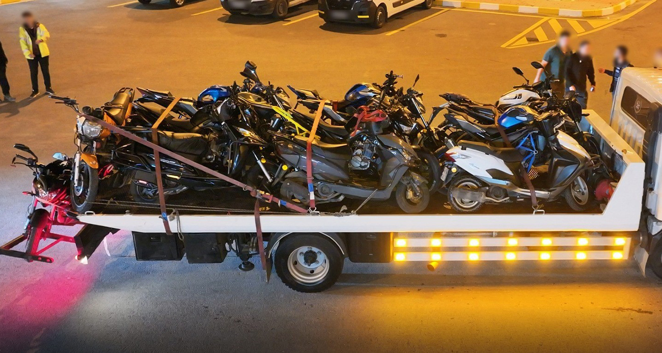 Eyüpsultan’da Trafik Güvenliğini Tehlikeye Atan Motosiklet Sürücüleri Yakalandı