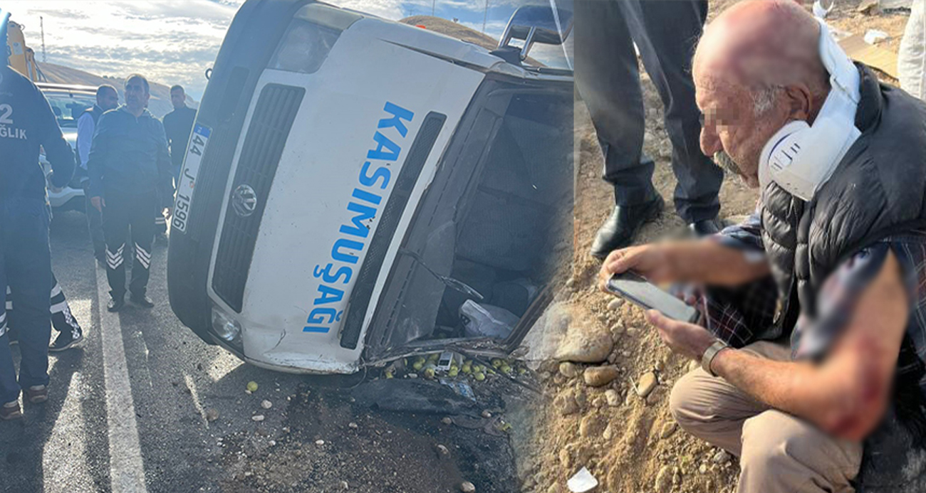 Malatya Akçadağ’da Yolcu Minibüsü Kaza Yaptı: 17 Yaralı