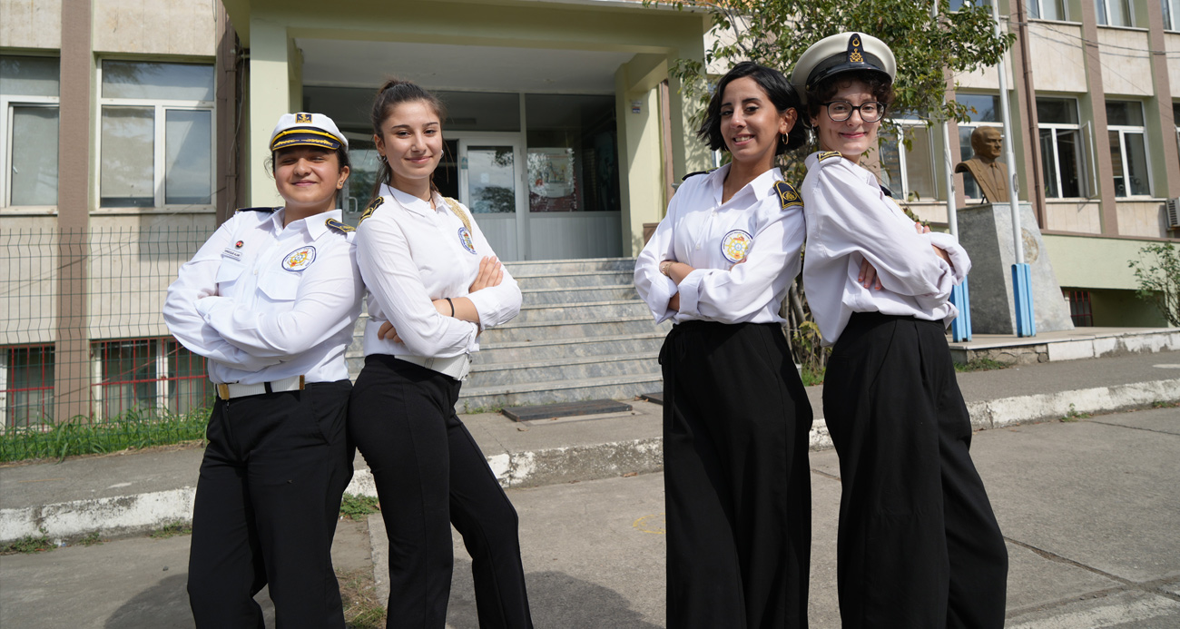Samsun’da Denizcilik Lisesinde 4 Kız Öğrenci Fark Yaratıyor