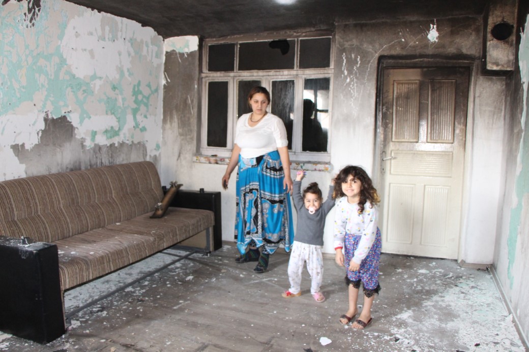 Amasya’da Yangın Mağduru Aile Yardım Bekliyor