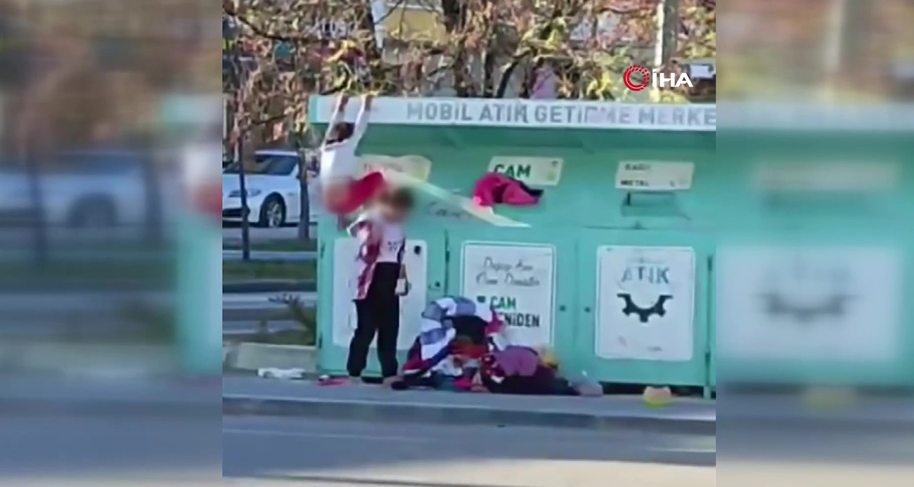 Ankara Sincan’da Giysi Kumbarası Soygunu