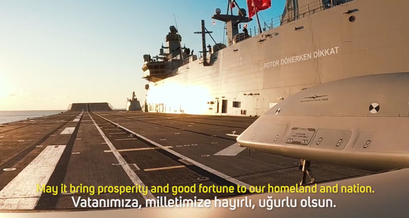 Bayraktar TB3’ün Gemiden İlk Uçuşu Başarıyla Gerçekleşti!