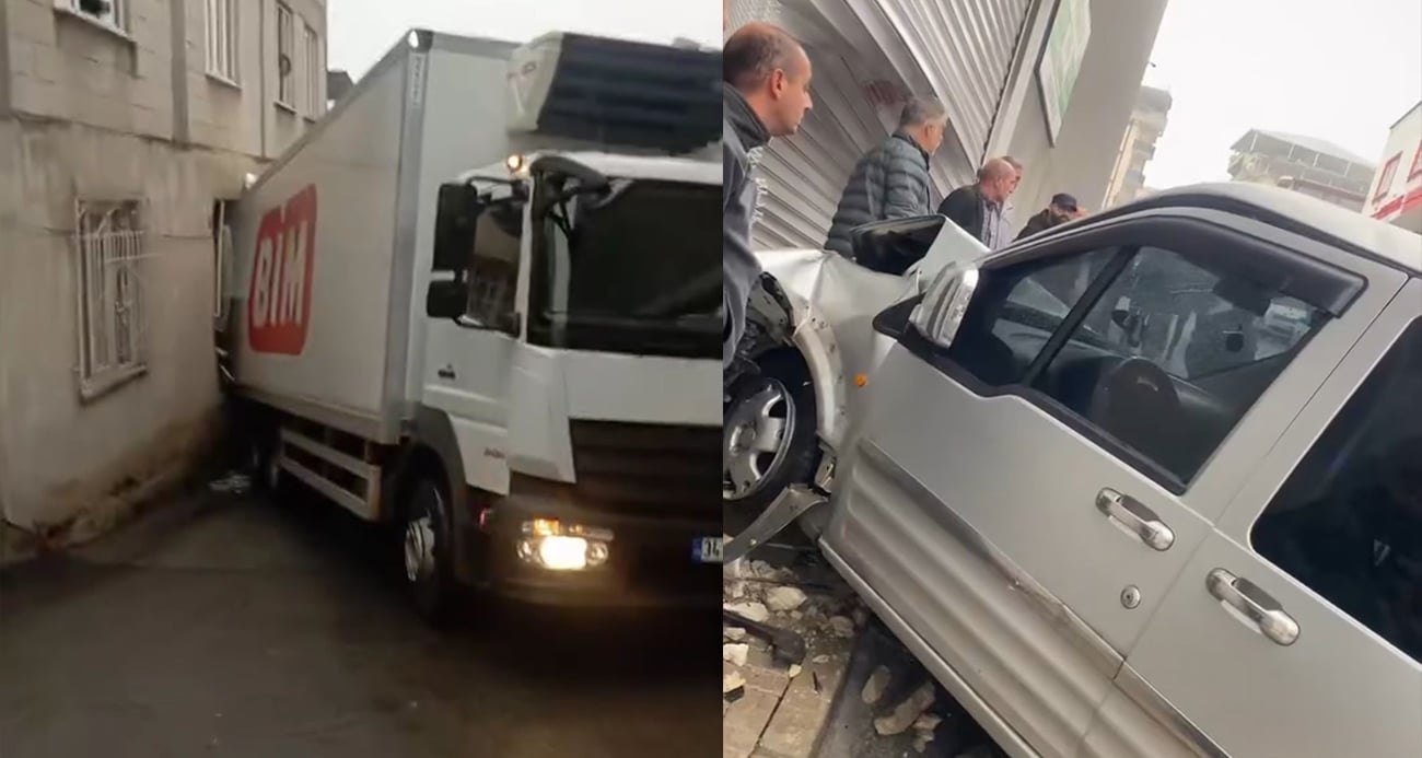 Bursa’da Freni Boşalan Kamyon Dehşeti: Üç Araç ve Bir Ev Hasar Gördü