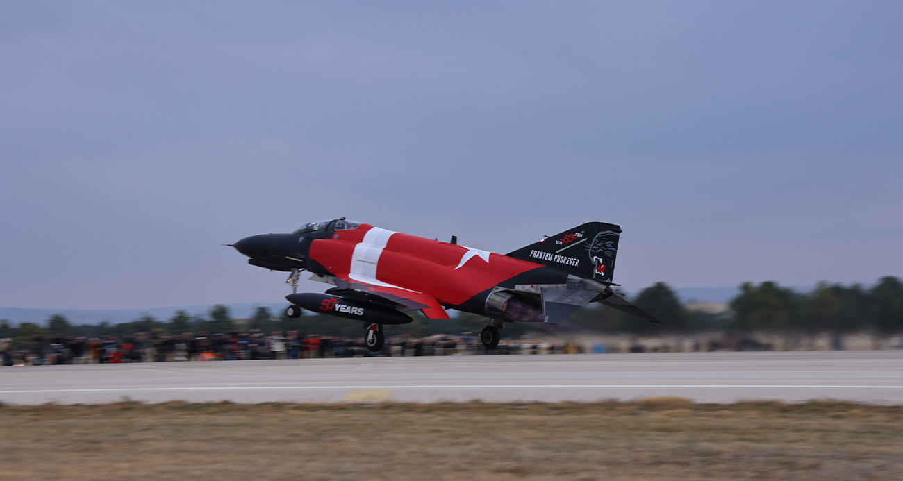 Eskişehir’de F-4E Phantom Uçaklarının 50. Yıl Dönümü Coşkuyla Kutlandı