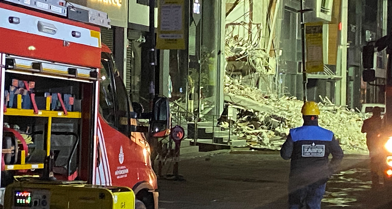 Güngören’de Yıkım Çalışmaları Sırasında Meydana Gelen Çökme: Kurtarma Operasyonu Devam Ediyor