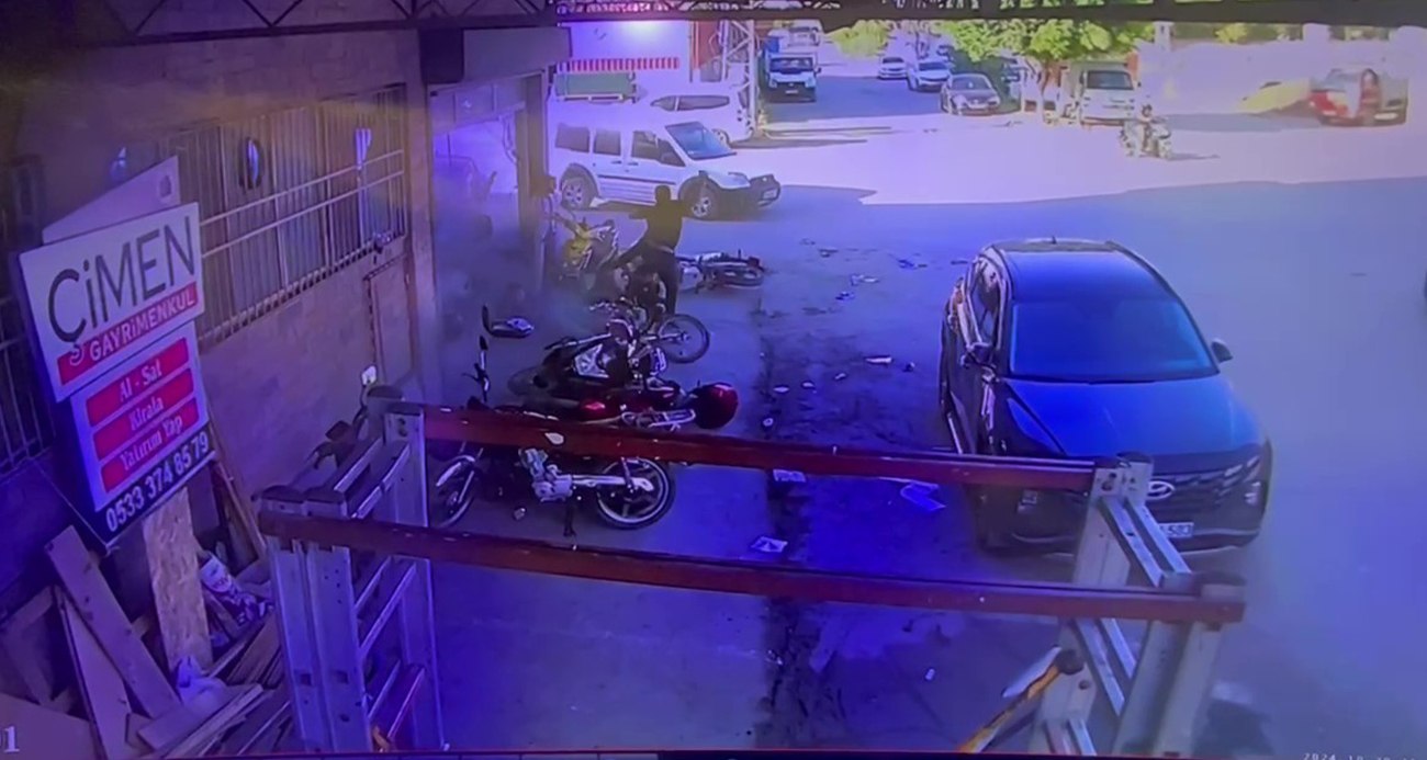 Hatay’da İlginç Kaza Anı: Yaralıya Değil, Motosiklete Koştu