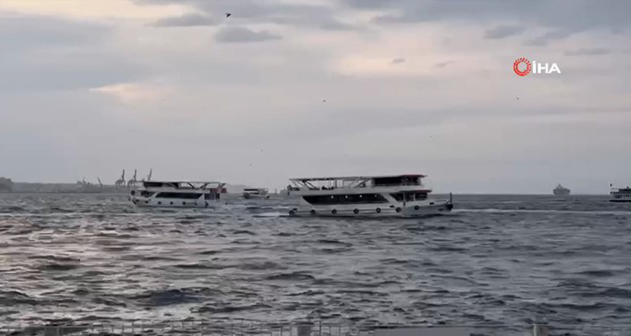 İstanbul’da Lodos Etkisi: Deniz Ulaşımında Sefer İptalleri