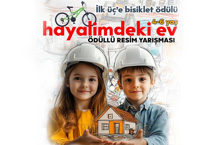 Minik Ressamlar İçin ‘Hayalimdeki Ev’ Resim Yarışması Başlıyor!