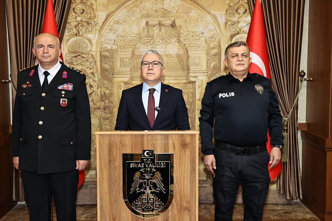 Sivas’ta Asayiş ve Güvenlik Toplantısı Gerçekleştirildi